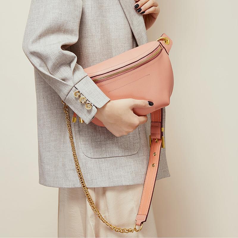 Genuine Leather Large Capacity Crossbody & Waist Bag for Women – Stylish & Versatile - VOTVO