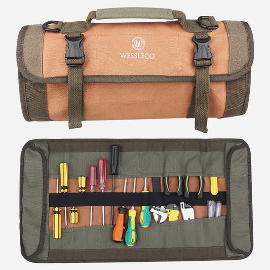 Roll Tool Pouch – Rolling Tool Bag Handbag Shoulder Organizer for Men