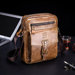 Bull Captain Genuine Leather Crossbody Bag – Stylish & Practical for Daily Use, Travel, and Business