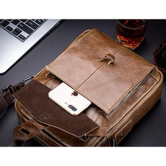 Bull Captain Genuine Leather Crossbody Bag – Stylish & Practical for Daily Use, Travel, and Business