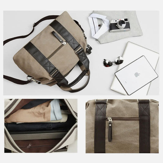 Canvas Handbag for Women & Men – Versatile Crossbody, Shoulder, and Top Handle Purse - VOTVO