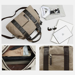 Canvas Handbag for Women & Men – Versatile Crossbody, Shoulder, and Top Handle Purse - VOTVO