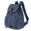 Canvas Backpack for Women & Girls – Vintage Drawstring School & Travel Rucksack