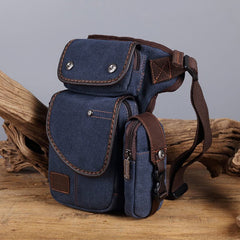 Durable Leg Bag for Men – Vertical Outdoor Sports Canvas Bag with Adjustable Strap - VOTVO