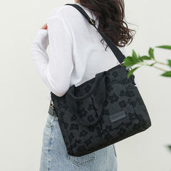 Floral Cute Printing Crossbody Purse – Large Canvas Handbag for Commuting - VOTVO