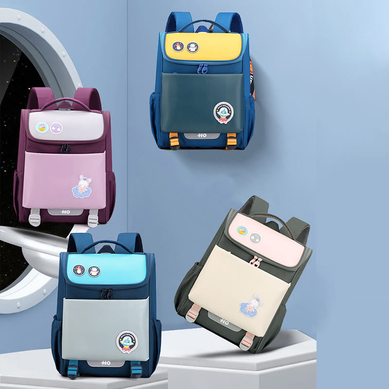 All-In-One Lightweight Reflective Backpack for Students - Durable Primary School Bag