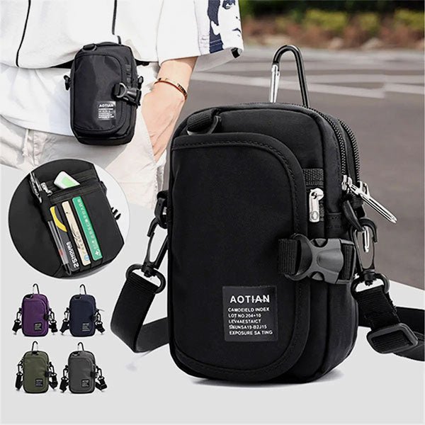 Waterproof Multifunction Solid Crossbody Bag – The Ultimate Daily Companion - VOTVO