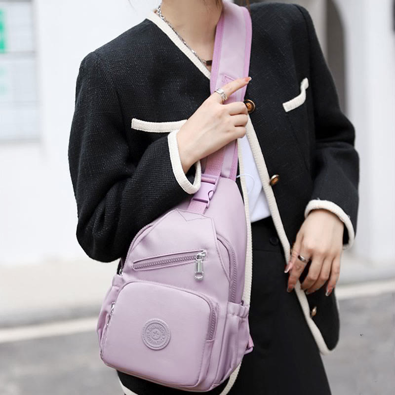 Borsa a tracolla da donna | Zaino multitasche in tela impermeabile per la spesa quotidiana