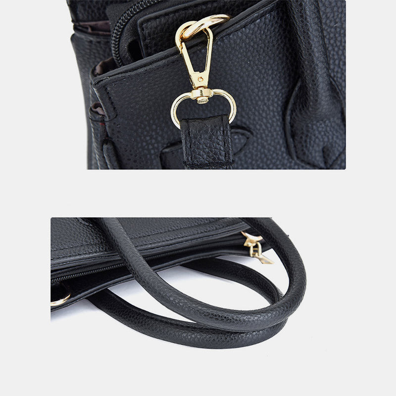 Women's Fashion Leather Handbags Purses Top-Handle Totes Satchel Ladies Shoulder Bag