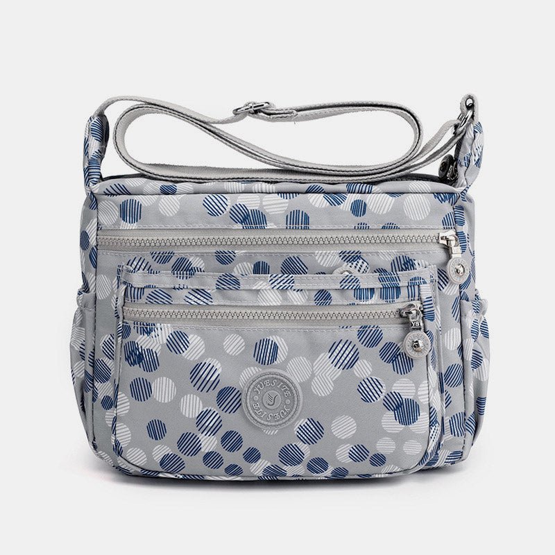 Large Capacity Waterproof Floral Crossbody Bag for Women – Stylish Shoulder Bag with Multiple Pockets - VOTVO
