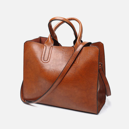 Laptop Tote Bag for Women – Business Work Bag & Casual Leather Handbag