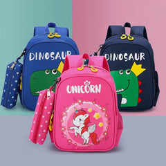 Cute Cartoon Backpack for Kids – Unicorn, Dinosaur, Bunny, and More, Kindergarten School Bag - VOTVO