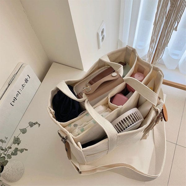 Utility Canvas Tote/Shoulder Bag for Daily Life - VOTVO