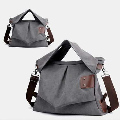 Large Capacity Canvas Handbag for Women – Crossbody Tote & Hobo Bag - VOTVO