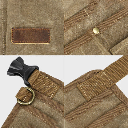 Multi-Slot Tool Belt Pouch – Waterproof Canvas Waist Bag for Tool Organization