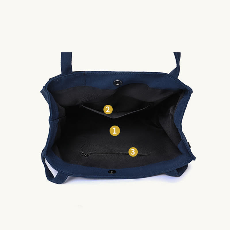 Tote Bag for Women - Minimalist Printing Daily Commuter Shoulder Bag