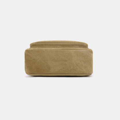 Vintage Canvas Messenger Bag – Large Capacity Shoulder Bag for Daily Use - VOTVO