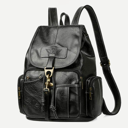 Vegan Leather Backpack for Women – Vintage Casual Daypack Purse for Ladies & Girls - VOTVO