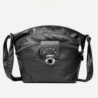 Retro Faux Leather Crossbody Bag for Women – Small Shoulder Purse for Daily Use - VOTVO