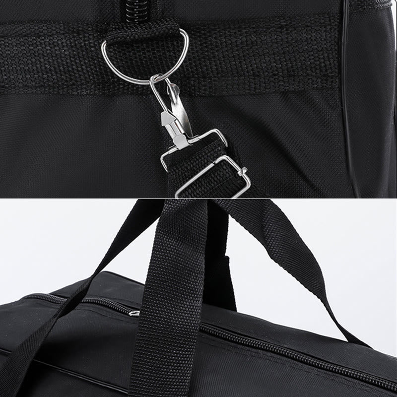 Multifunctional Large Capacity Rolling Tote Crossbody Handbag for Travel – Versatile Nylon Tote Bag