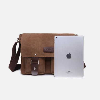 Messenger Bag for Men – Large Capacity Canvas Shoulder Bag for Casual & Daily Use - VOTVO