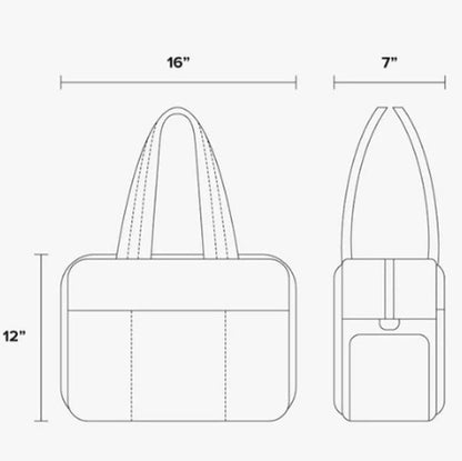 Large Capacity Duffel Bag for Women – Travel Polyester Storage Bag