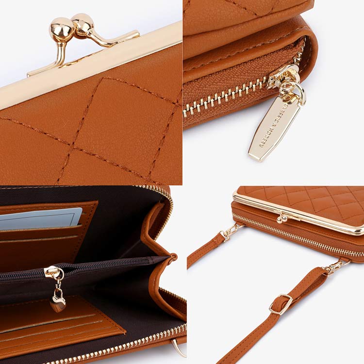 Small Crossbody Phone Bag - Lightweight Shoulder Bag & Clutch Wallet