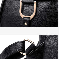 Backpack Purse for Women – Multi-Pocket PU Leather Travel Bag