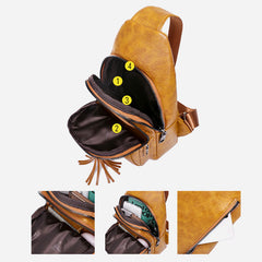 Borsa a tracolla impermeabile alla moda per donna - Borsa a tracolla con tracolla regolabile