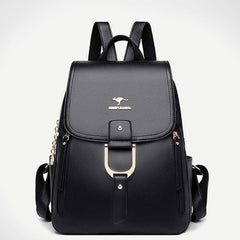 Backpack Purse for Women – Multi-Pocket PU Leather Travel Bag