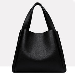 Embossed Soft Leather Handbag – Stylish, Versatile & Timeless Design