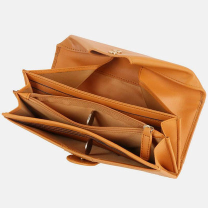 Retro Multi-Slot Genuine Leather Long Purse – Stylish Wallet for Women