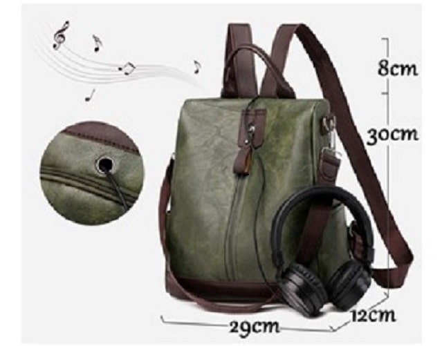 Convertible Anti-Theft Backpack with Large Capacity – Secure & Versatile