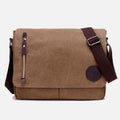 Canvas Messenger Bag for Men Travel Satchel Water Resistant Crossbody Bag - VOTVO