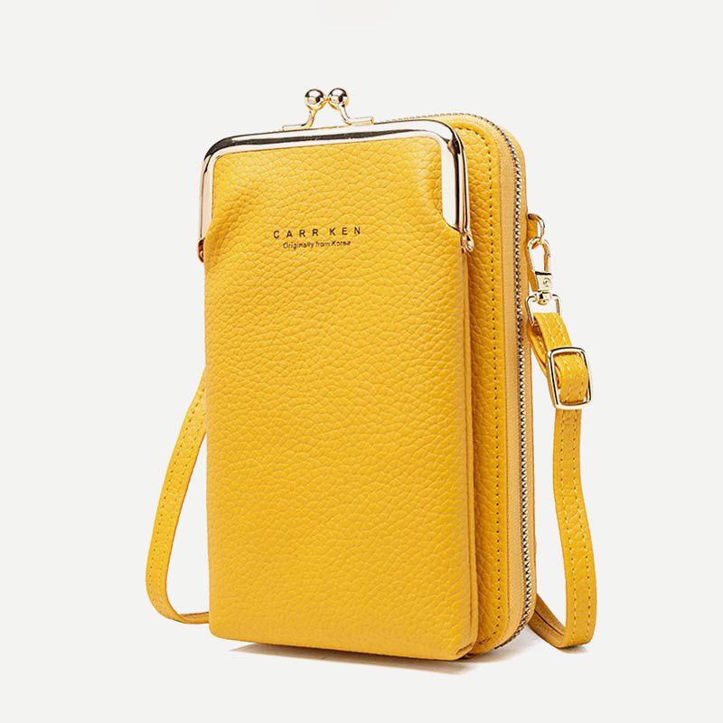 Women's Vegan Leather Crossbody Phone Purse with Card Slot | Stylish Shoulder Bag - VOTVO