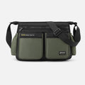 Classic Travel Satchel for Men – Durable Nylon, Large Crossbody Bag