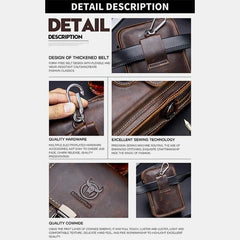Genuine Leather Multifunctional Waist & Messenger Bag for Men – Versatile Crossbody & Shoulder Bag - VOTVO