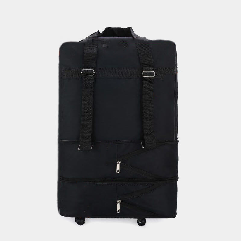Multifunctional Large Capacity Rolling Tote Crossbody Handbag for Travel – Versatile Nylon Tote Bag
