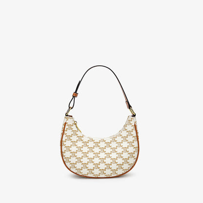 Retro Mini Dumpling Shoulder Bag – Classic PU Leather Clutch Handbag with Zipper Closure