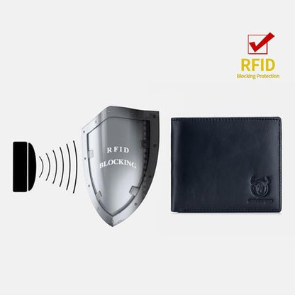 RFID Protection GenuineLeather Multi - Slot Wallet - VOTVO