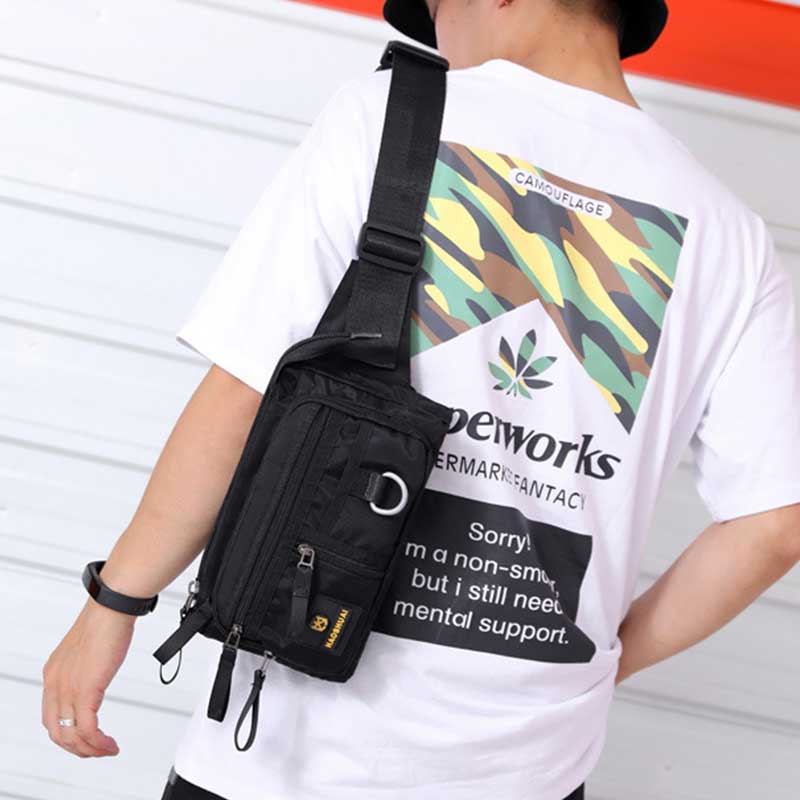 Large-Capacity Lightweight Sling Bag Waist Bag for Men