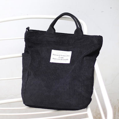 Tote Bag for Women - Retro Large Size Traveling Canvas Handbag