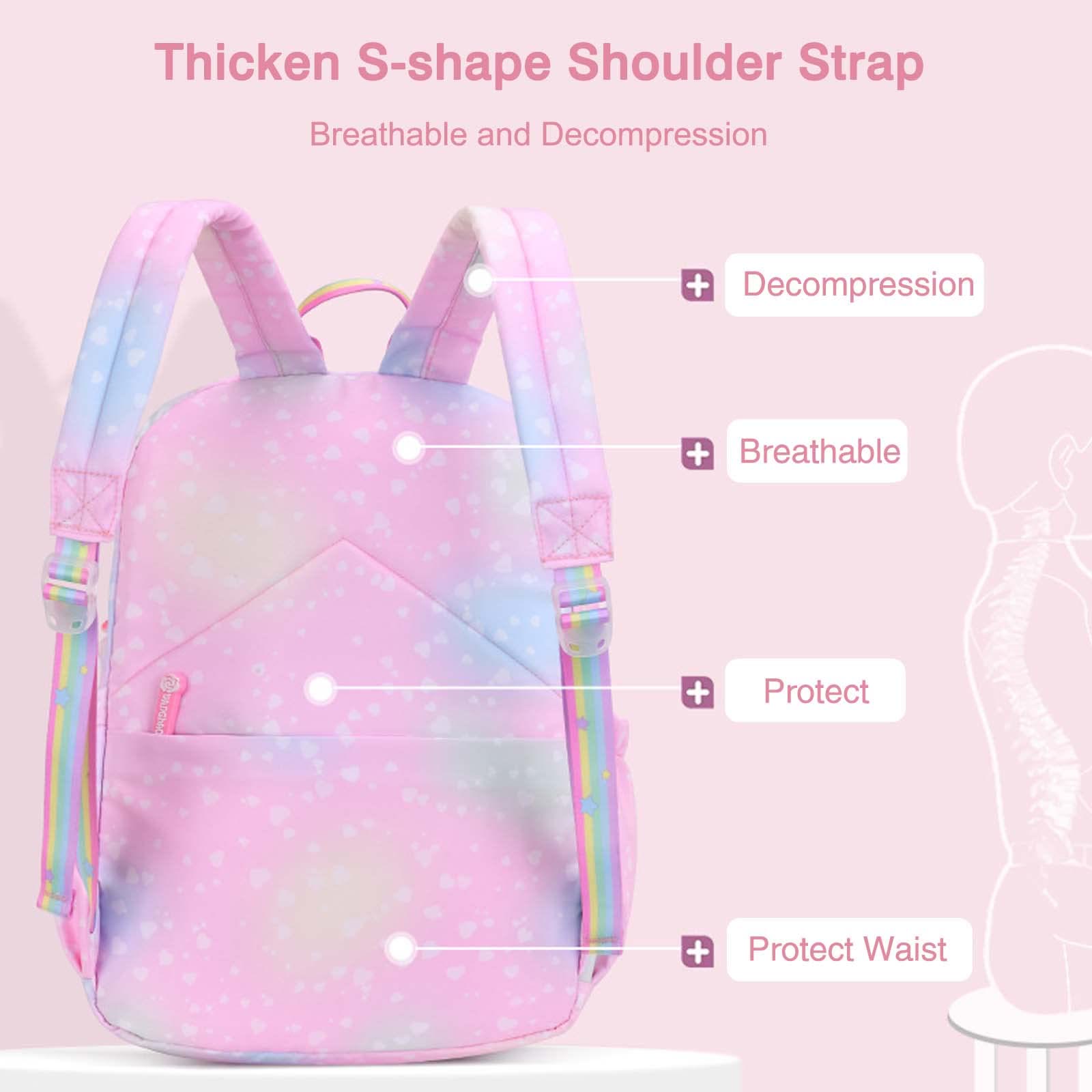 Waterproof Lightweight Large-Capacity College Backpack – Cute & Comfortable School Bag