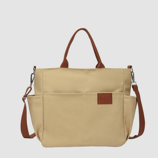 Simple Tote Bag for Women – Daily Portable Canvas Crossbody Bag - VOTVO
