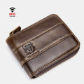 RFID Antimagnetic Vintage Genuine Leather Wallet - VOTVO