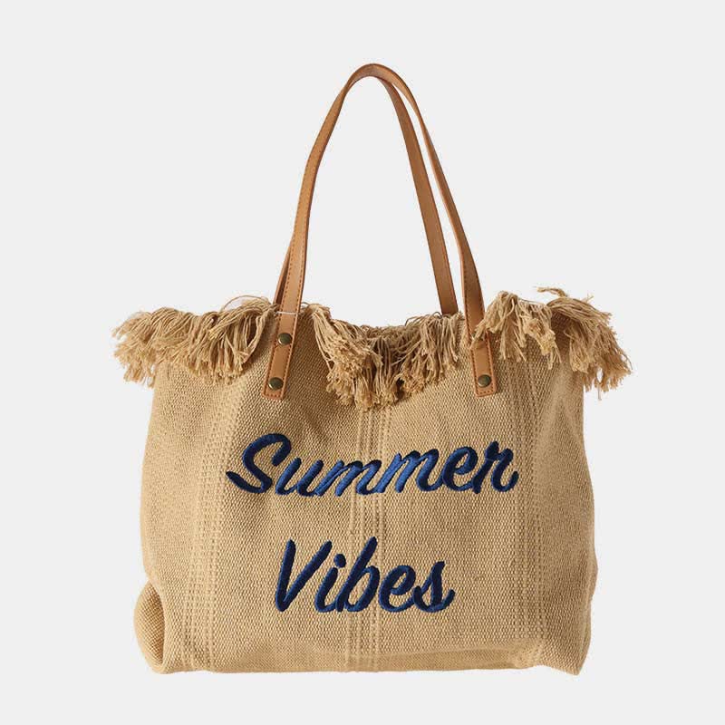 Canvas Tote Bag - Extra Large Summer Shoulder Handbag Purse