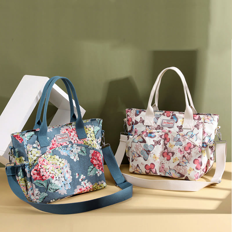 Top-Handle Bag for Women – Ethnic Flower Style Crossbody Handbag, Versatile & Stylish