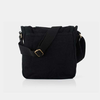 Small Canvas Messenger Bag – Casual Travel & Working Crossbody Shoulder Bag