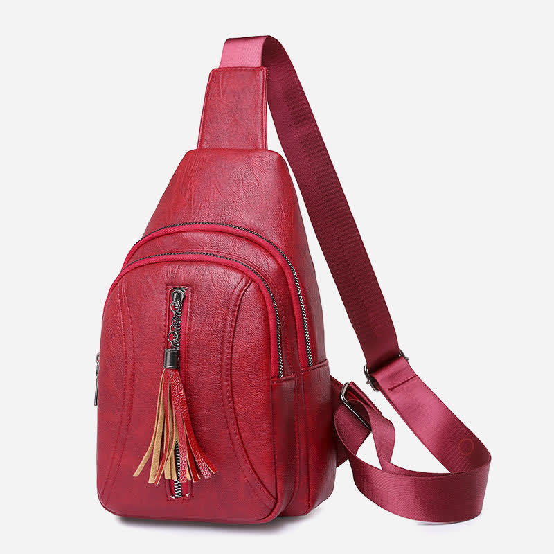 Fashionable Waterproof Sling Bag for Women - Crossbody Purse with Adjustable Strap
