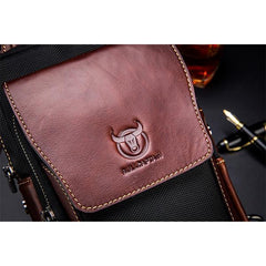 Genuine Leather Casual Sling Bag for Men - Fashionable Crossbody Shoulder Chest Bag